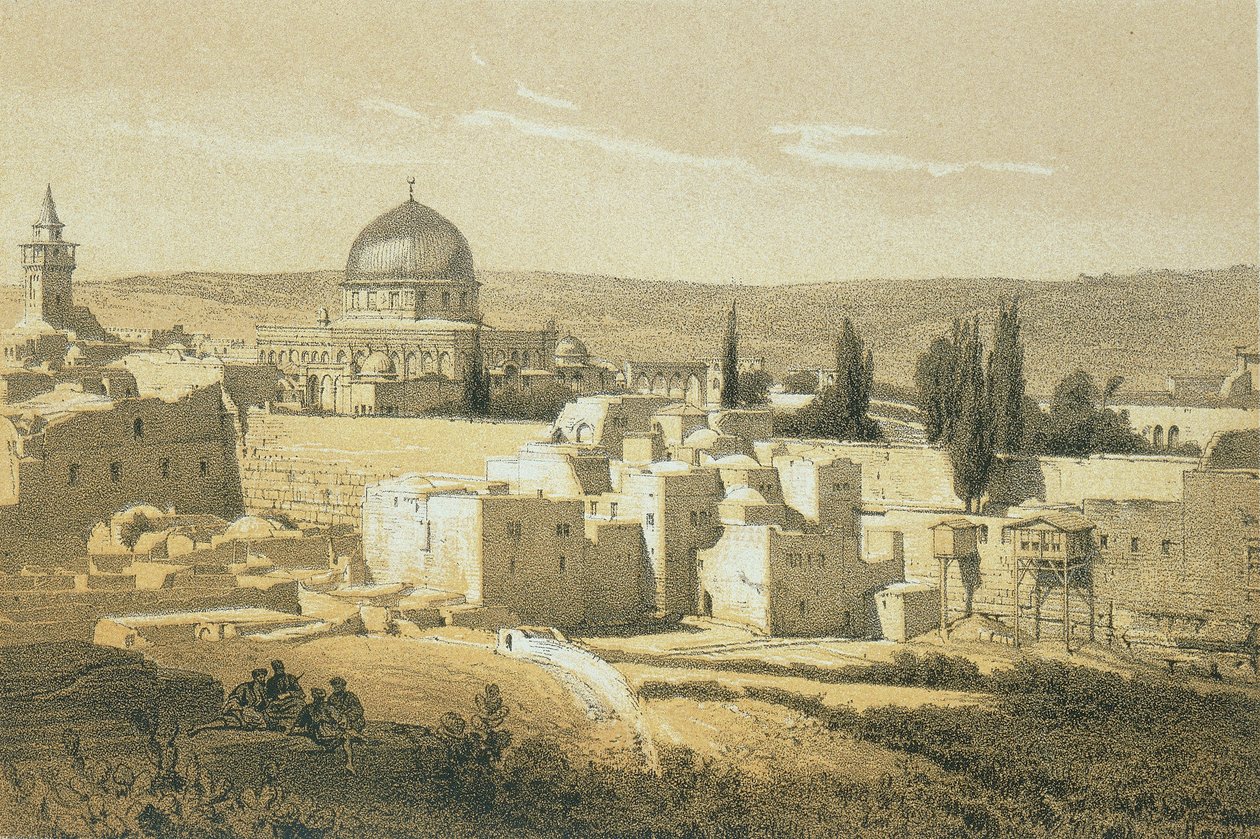 Jeruzalém. Lept od Bernatze et alii - Steinkopk J.F. Editor od Johann Martin Bernatz