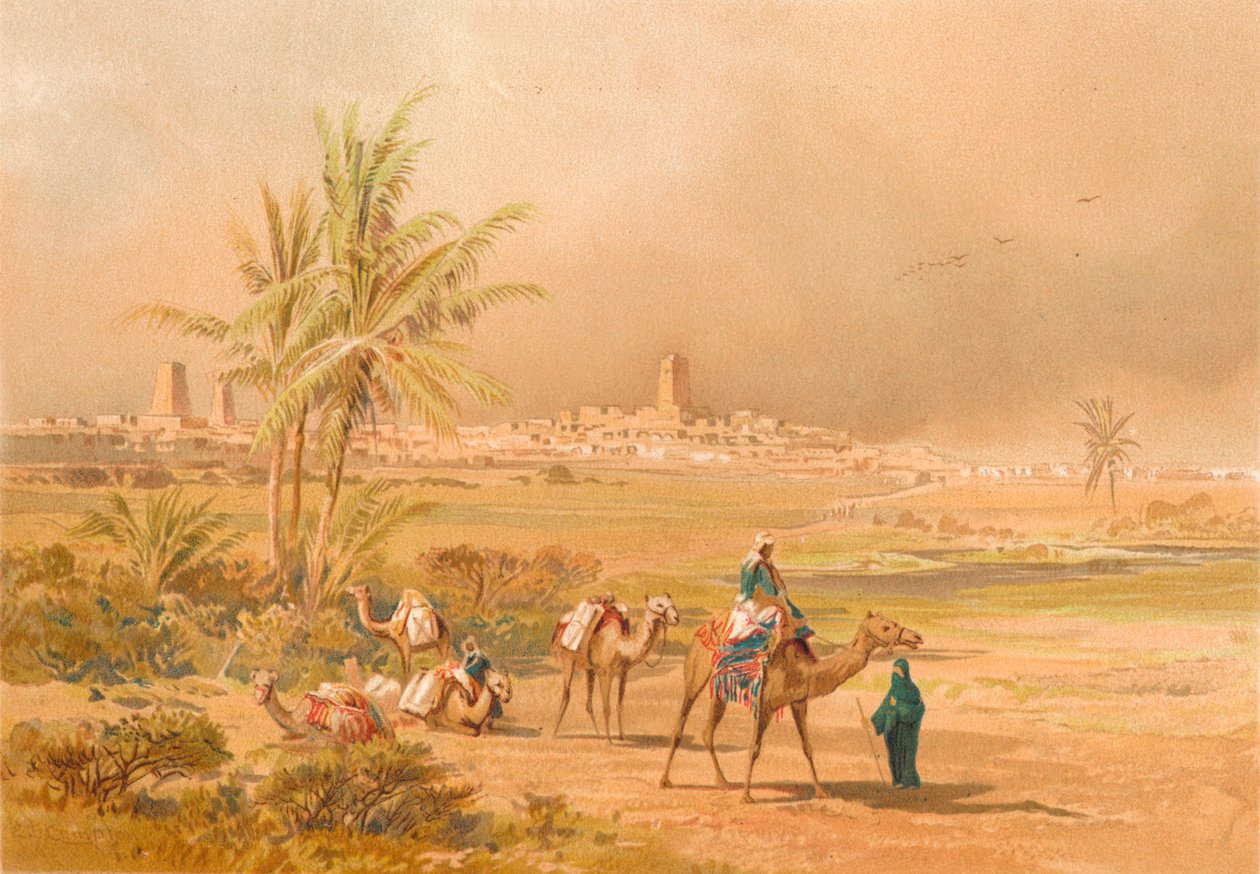 Timbuctoo, c1852, 1903 od Johann Martin Bernatz