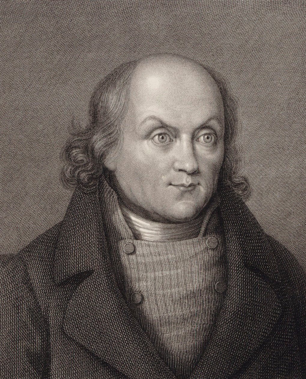 Portrét Hanse Georga Nägeliho 1773-1836. od Johann Martin Esslinger