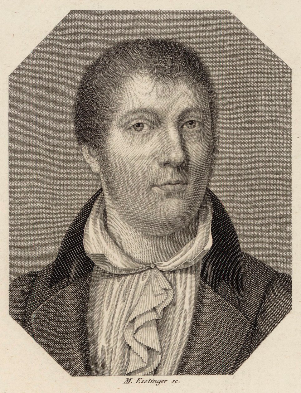 Portrét houslisty a skladatele Louise Spohra 1784-1859, 1820. od Johann Martin Esslinger
