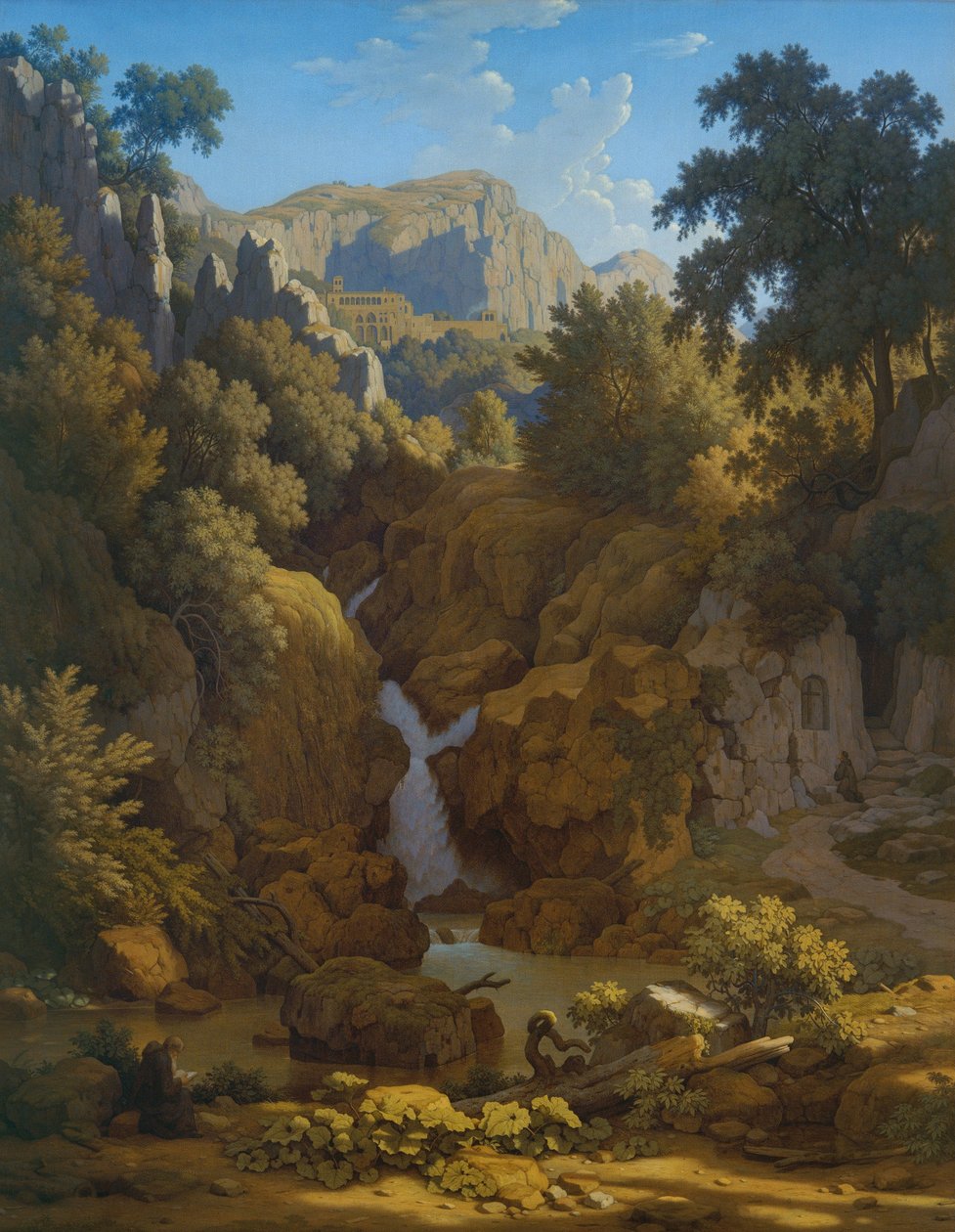 V Subiacu od Johann Martin von Rohden