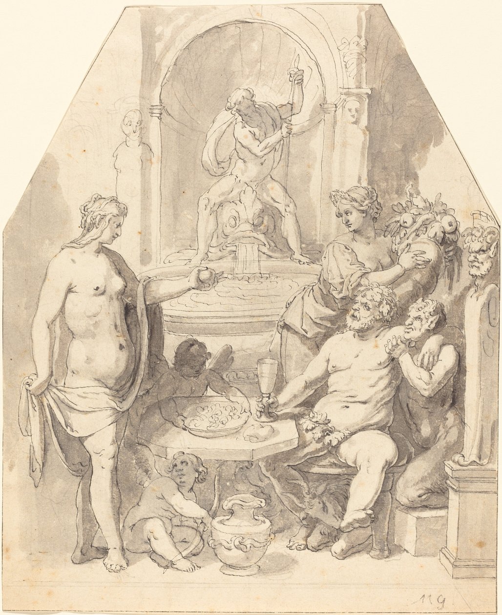 Bez Ceres a Baccha Venuše zamrzne od Johann Matthias Kager