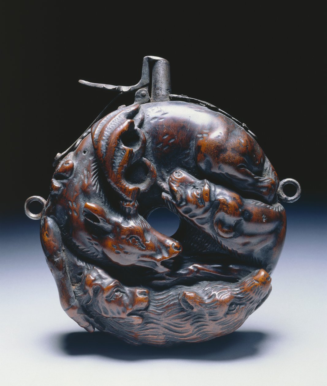 Prášková baňka, cca 1680 od Johann Michael Maucher