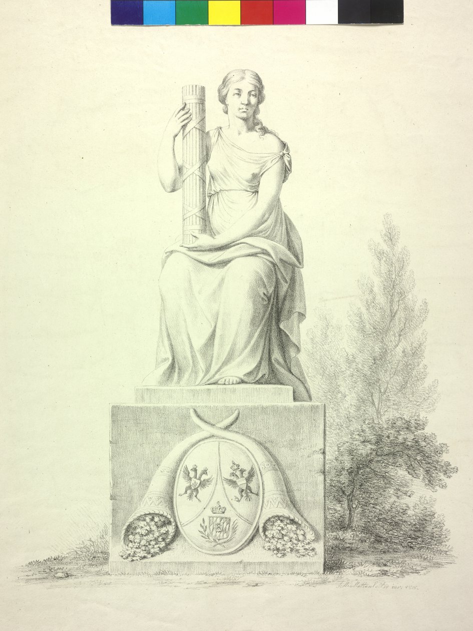 Alegorie o spojení Rakouska od Johann Michael Mettenleiter