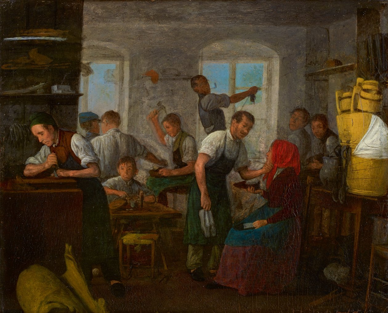 ševcovská dílna od Johann Michael Neder