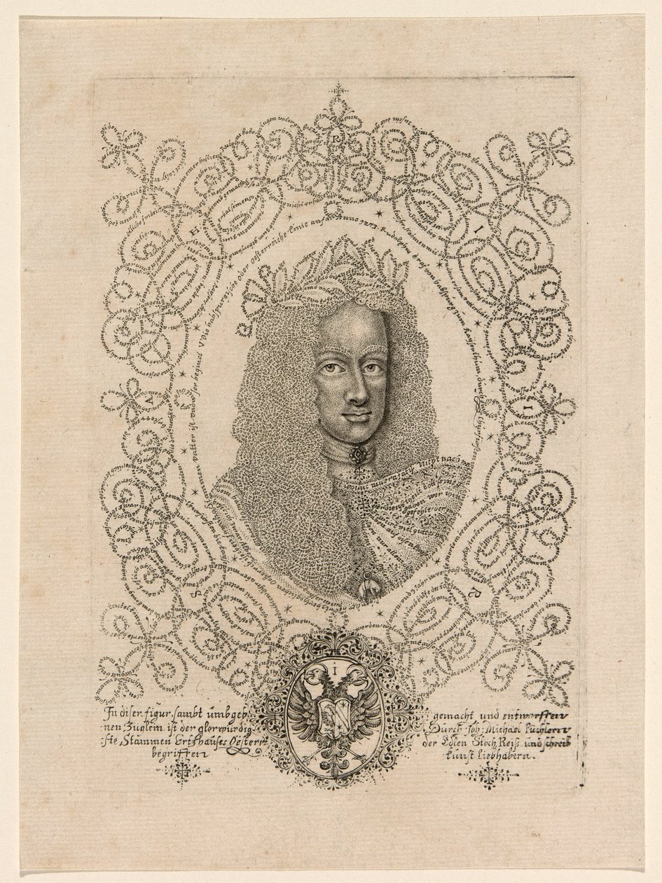 Josef I. (srpen), císař Svaté říše římské od Johann Michael Puchler