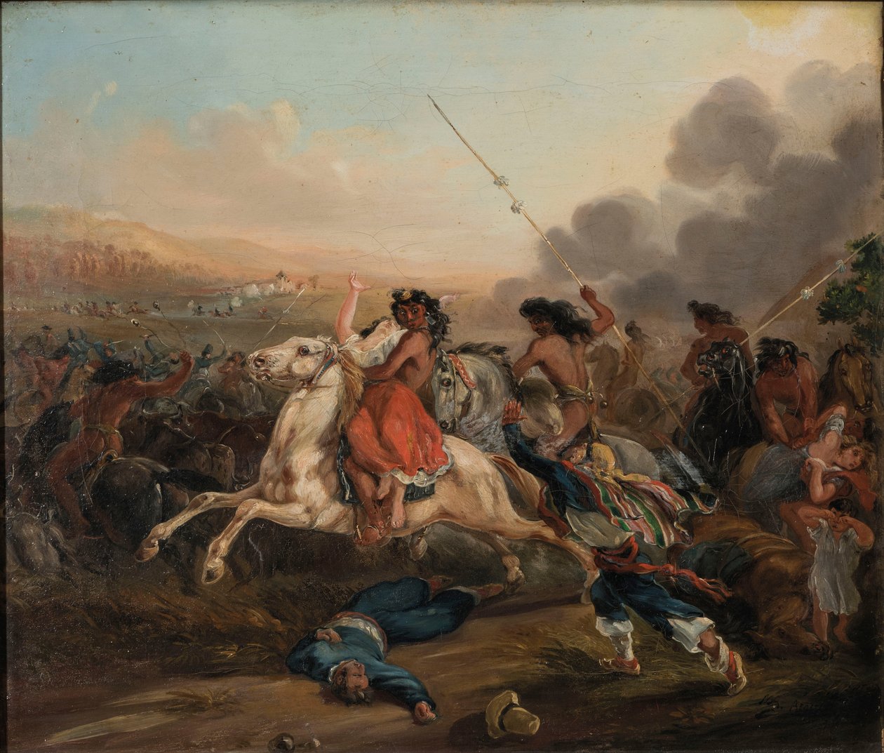 The Rapture (El Malón) od Johann Moritz Rugendas