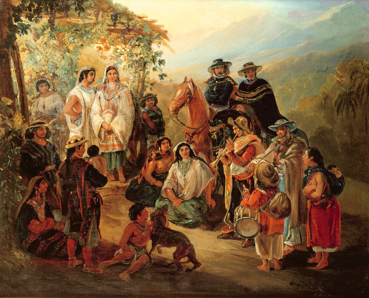 Krajské kroje, 1850 od Johann Moritz Rugendas