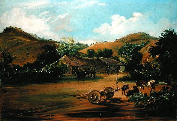 Malíř na farmě "La Huerta od Johann Moritz Rugendas