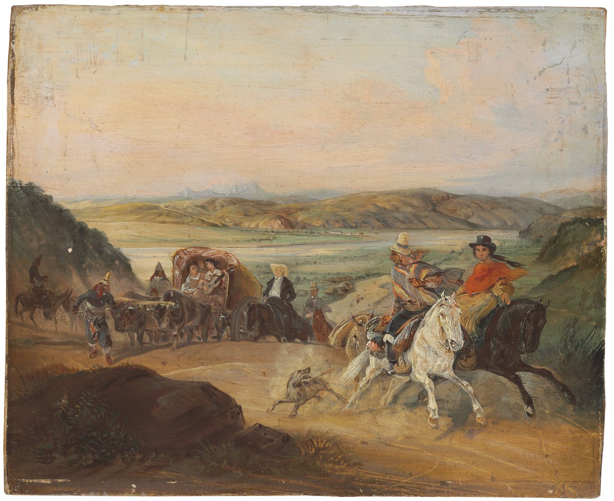 Cesta ze Santiaga do Valparaisa od Johann Moritz Rugendas