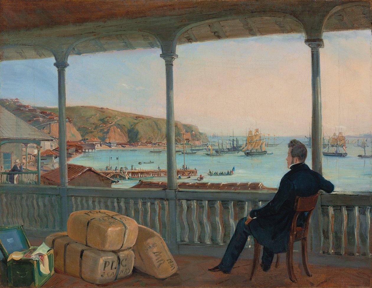 Valparaiso, 1841 od Johann Moritz Rugendas