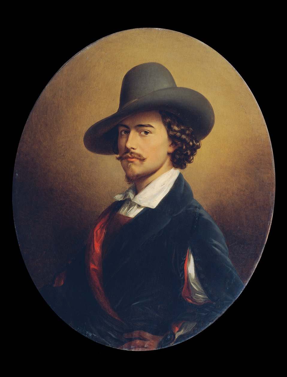Tam malíř Eduard Ender od Johann Nepomuk Ender