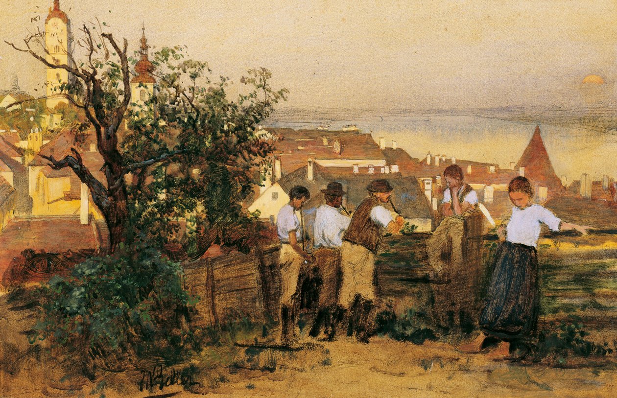 Ze Stein an der Donau od Johann Nepomuk Geller