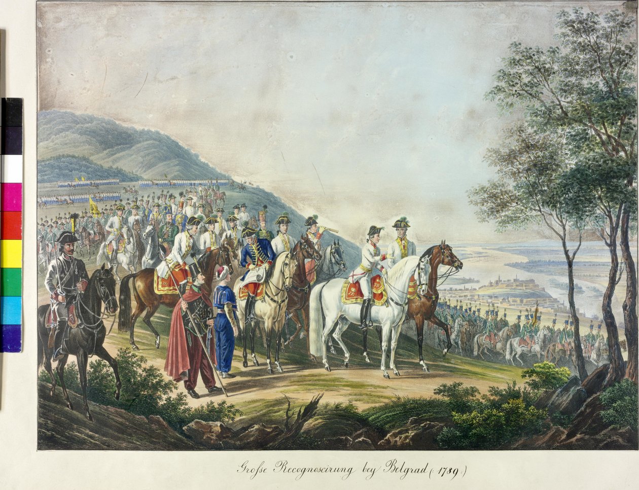 Obléhání Bělehradu arcivévodou Františkem 1789 od Johann Nepomuk Hoechle