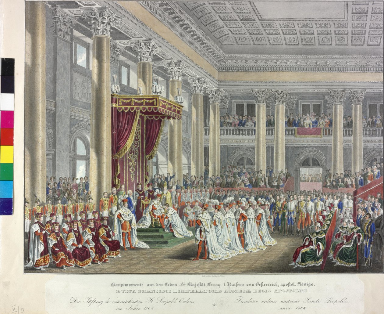 Nadace rakouského Leopoldova řádu 1808 od Johann Nepomuk Hoechle