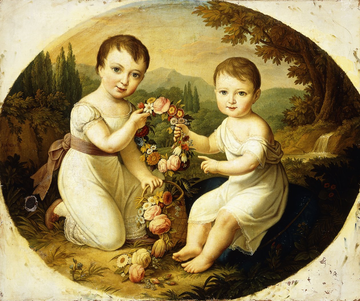 Napoleon a Josephine, 1825 od Johann Nepomuk Hofel
