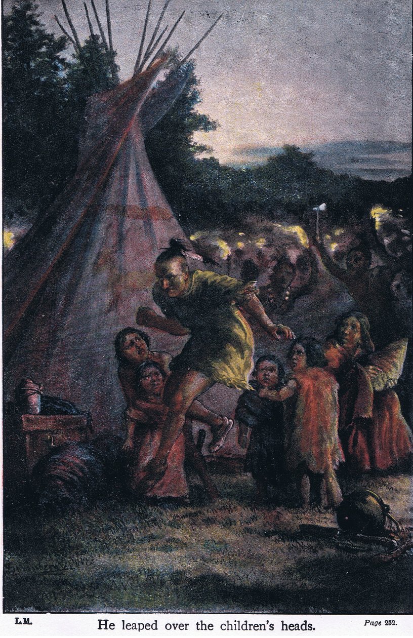 Přeskočil dětské hlavy, 1910 od Johann Nepomuk Schonberg