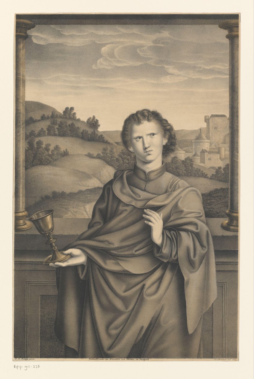 Jana Evangelisty Díla ze sbírky bratří Boisserée (název série) Galerie des Frères Boisserée (název série) od Johann Nepomuk Strixner