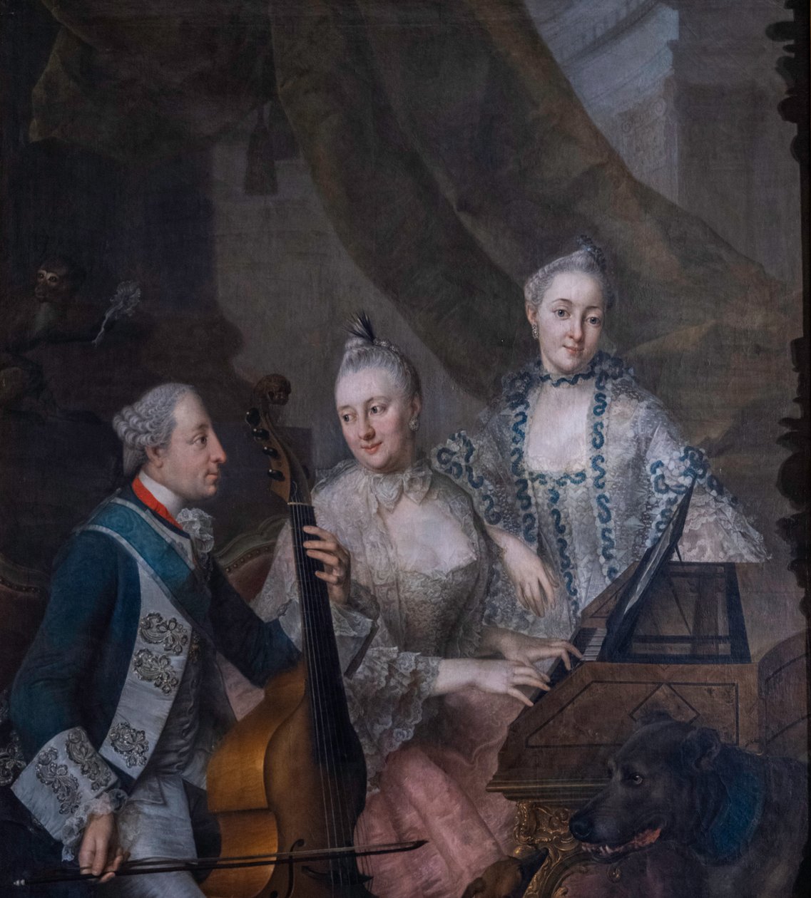 Kurfiřt Maxmilián III. Josef s manželkou a sestrou Kurfiřt Maxmilián III. Josef s manželkou a sestrou od Johann Nikolaus Grooth