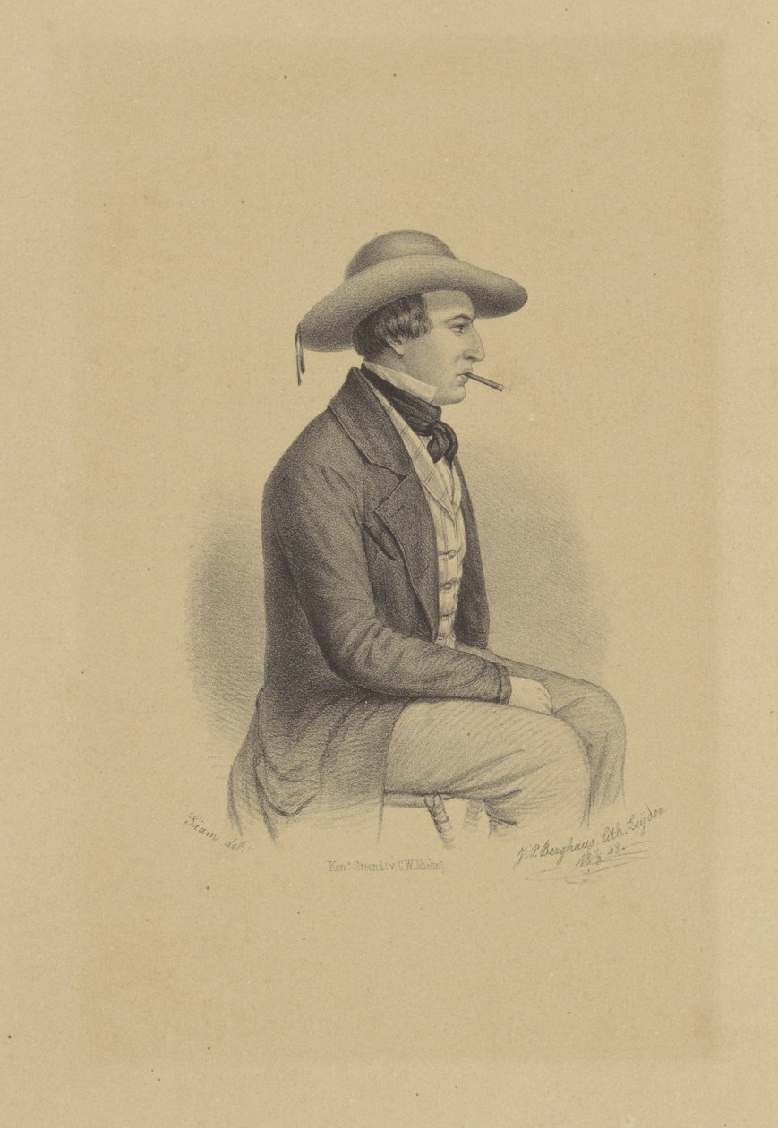 Portrét Jean Henri de Laat de Kanter od Johann Peter Berghaus