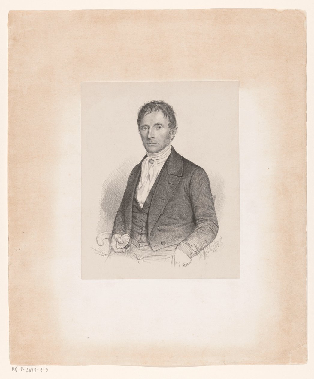 Portrét baroneta Huga van Beresteyna od Johann Peter Berghaus