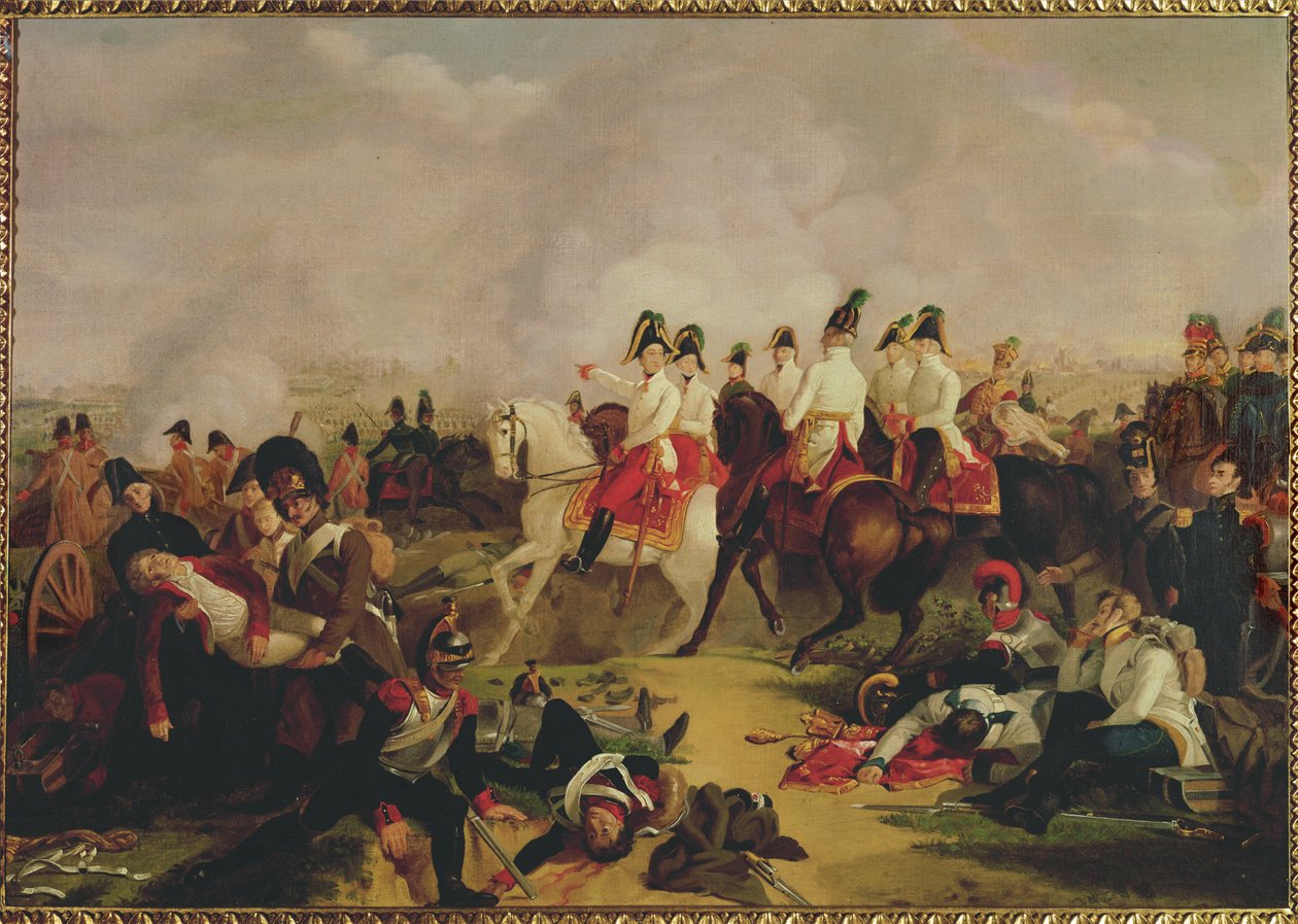 Vítězství arcivévody Karla nad Napoleonem I. v Aspern u Vídně ... od Johann Peter Krafft