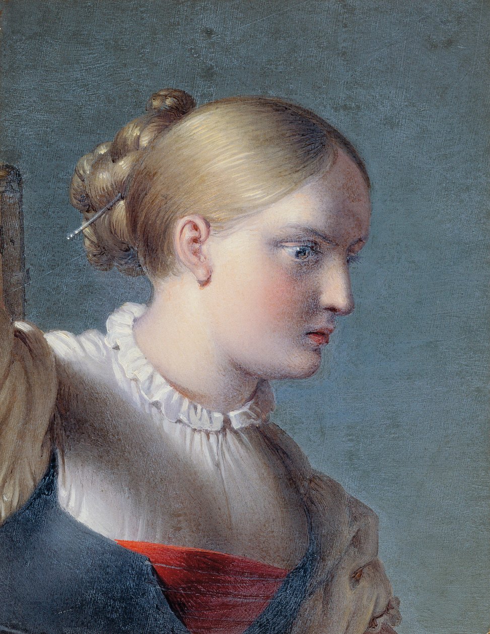 Busta dívky (studie pro "Hermann a Dorothea") od Johann Peter Krafft