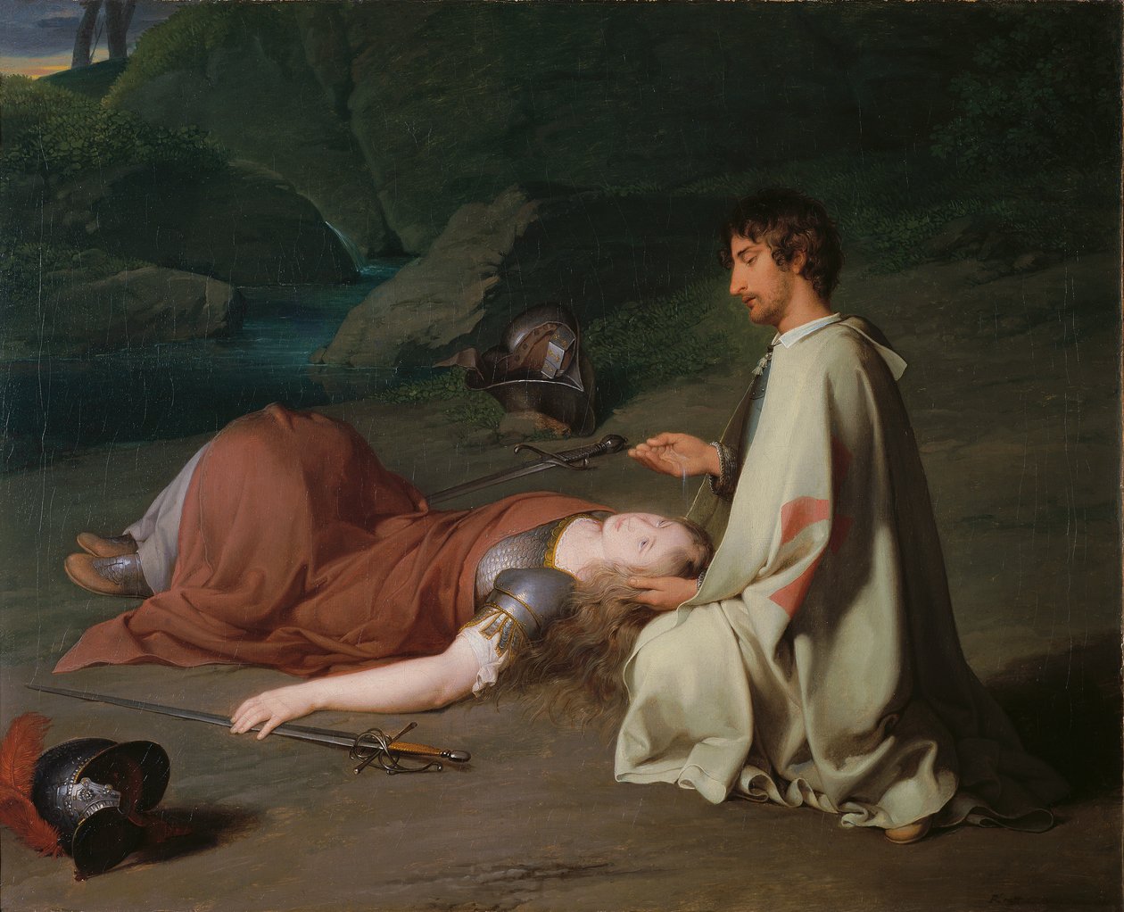 Chlorindenův křest od Johann Peter Krafft