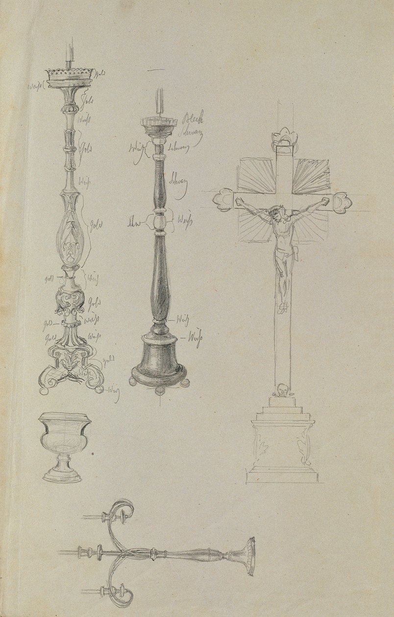 Detailní studie vykládky Juliany Krafftové a její dcery Ludovice od Johann Peter Krafft