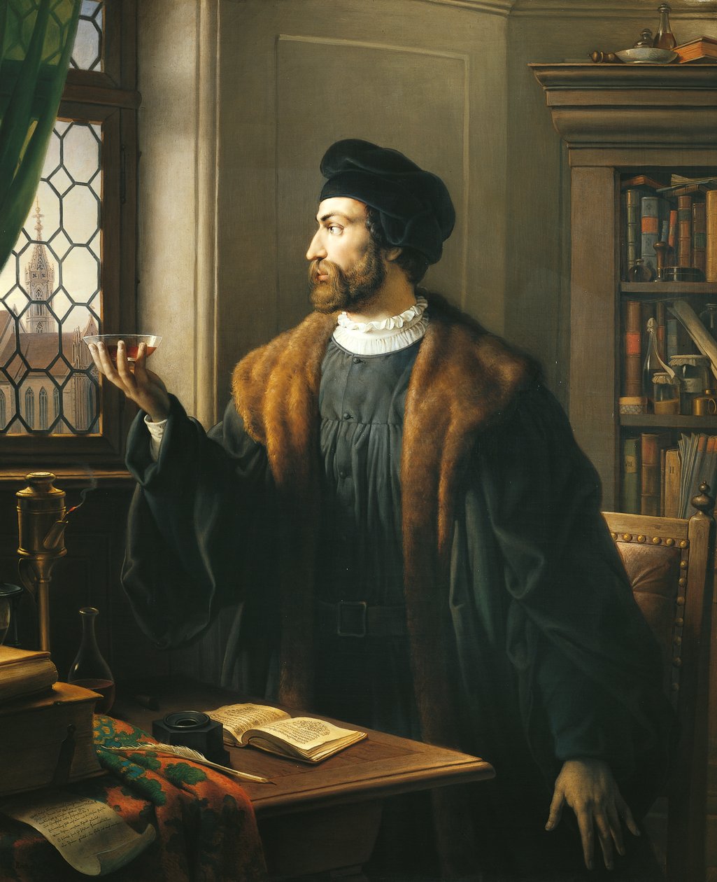 Faust pääsiäisaamuna, Johann Peter Krafft (1780-1856), öljy kankaalle od Johann Peter Krafft