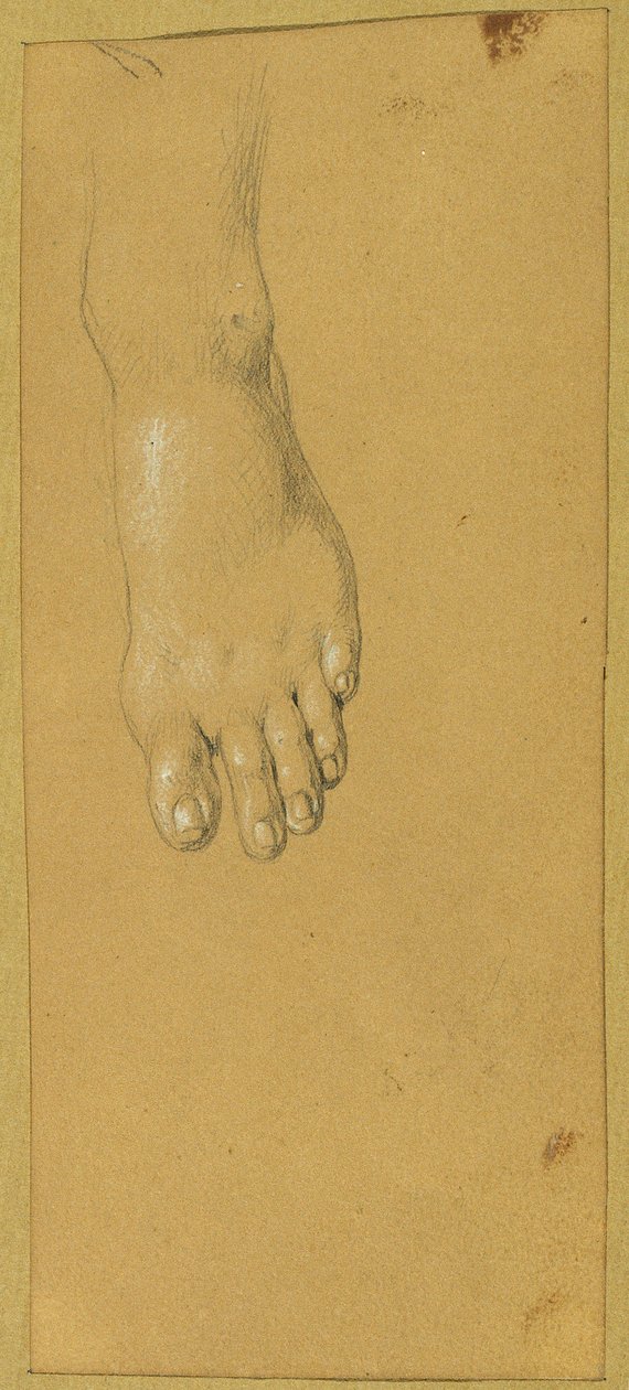 Studium nohou pro "Rüdiger a Angelika" od Johann Peter Krafft