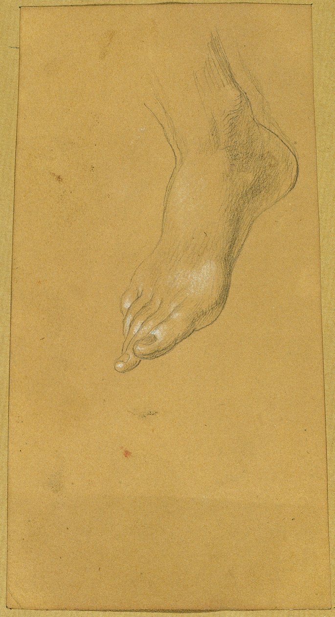 Studium nohou pro "Rüdiger a Angelika" od Johann Peter Krafft