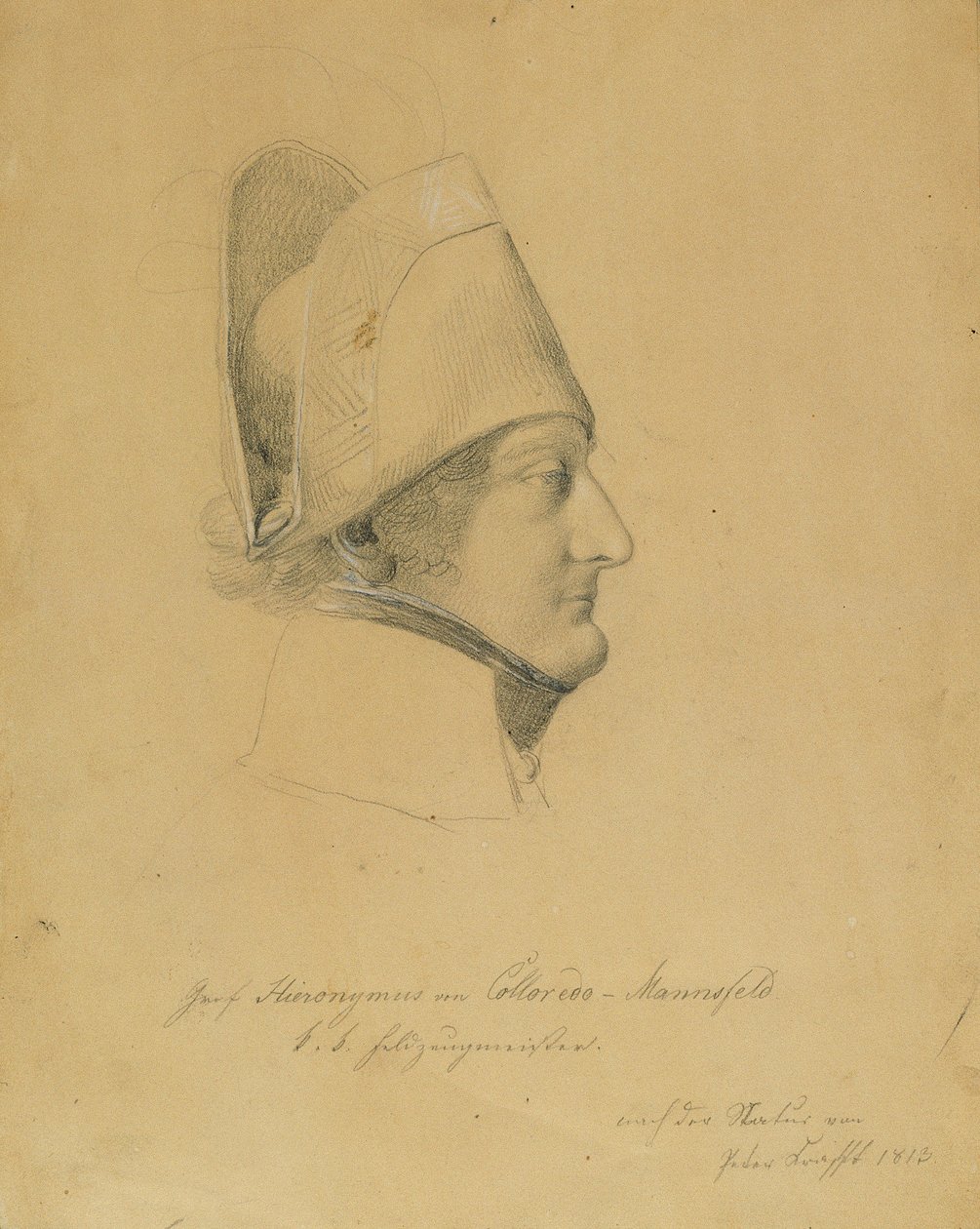 hrabě Hieronymus von Colloredo-Mannsfeld od Johann Peter Krafft