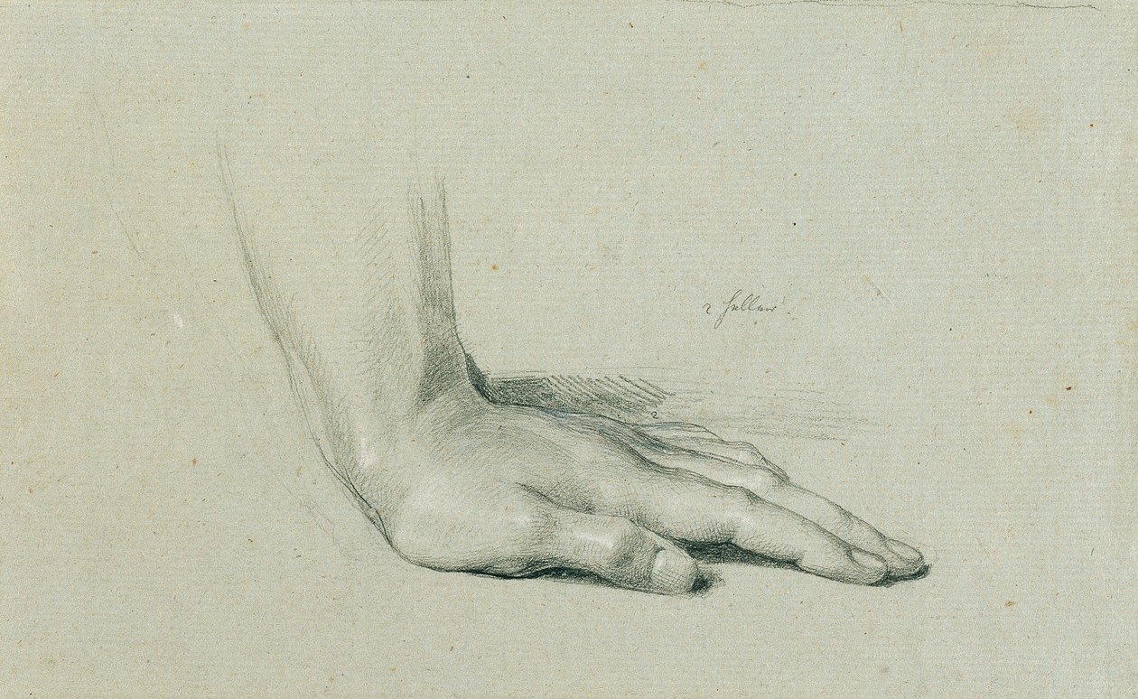 Ruční studie pro "Arindal a Daura" od Johann Peter Krafft