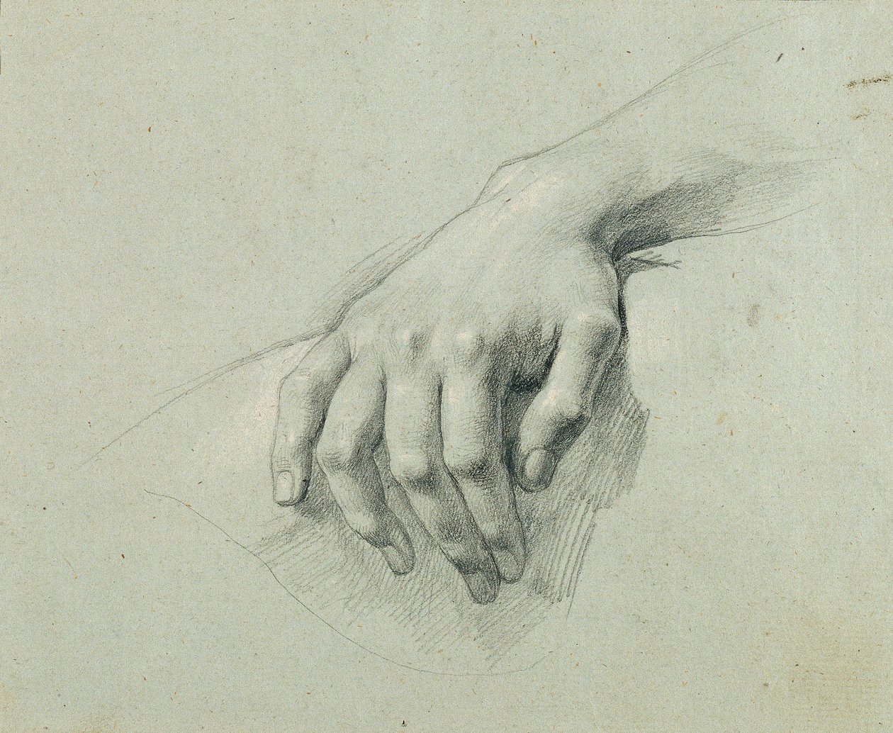 Ruční studie pro "Arindal a Daura" od Johann Peter Krafft
