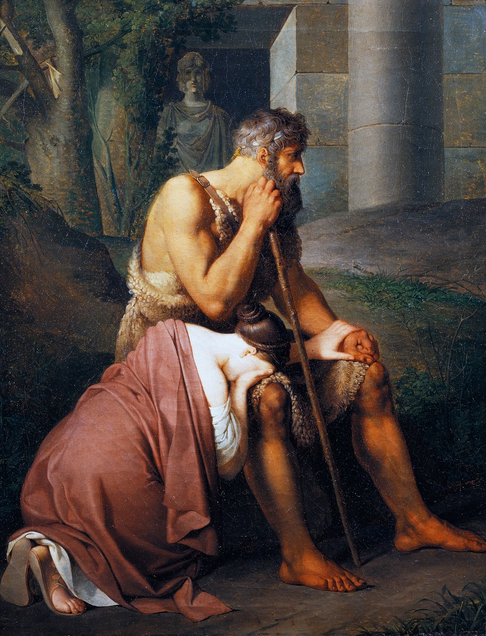 Oidipus a Antigona od Johann Peter Krafft