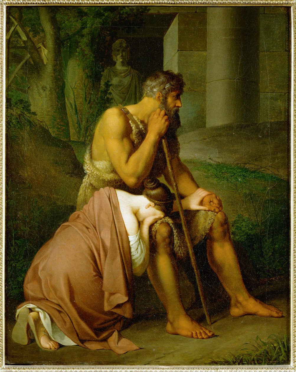Oidipus a Antigona ... od Johann Peter Krafft