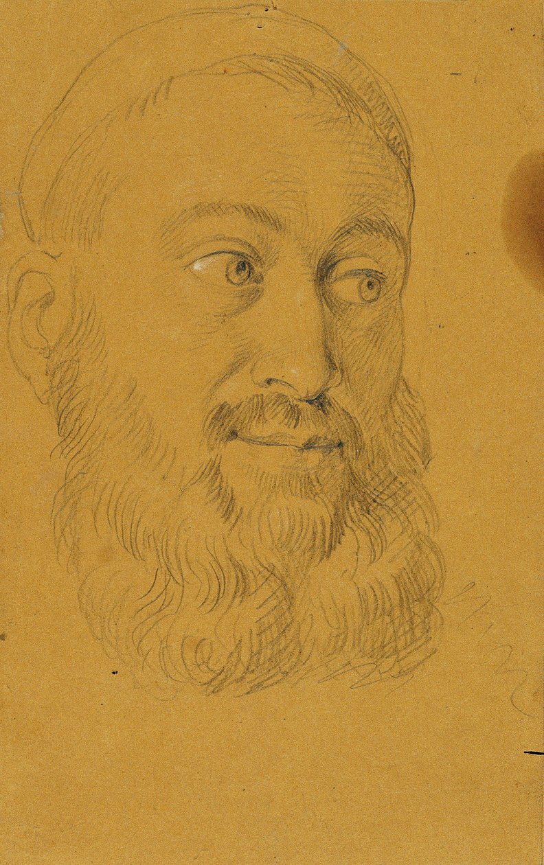 Portrétní studie pro Rudolfa von Habsburg a kněze od Johann Peter Krafft