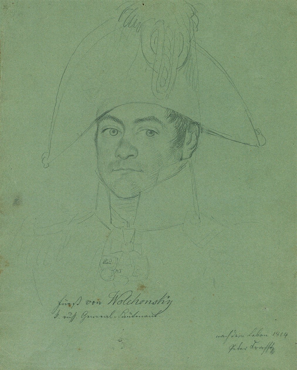 Kníže Petr Michajlovič Volkonskij 1776-1852, 1814. od Johann Peter Krafft