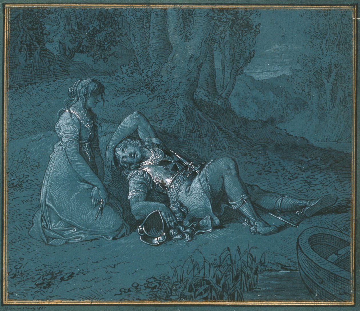 Rinaldo a Armida - Armidenova láska od Johann Peter Krafft