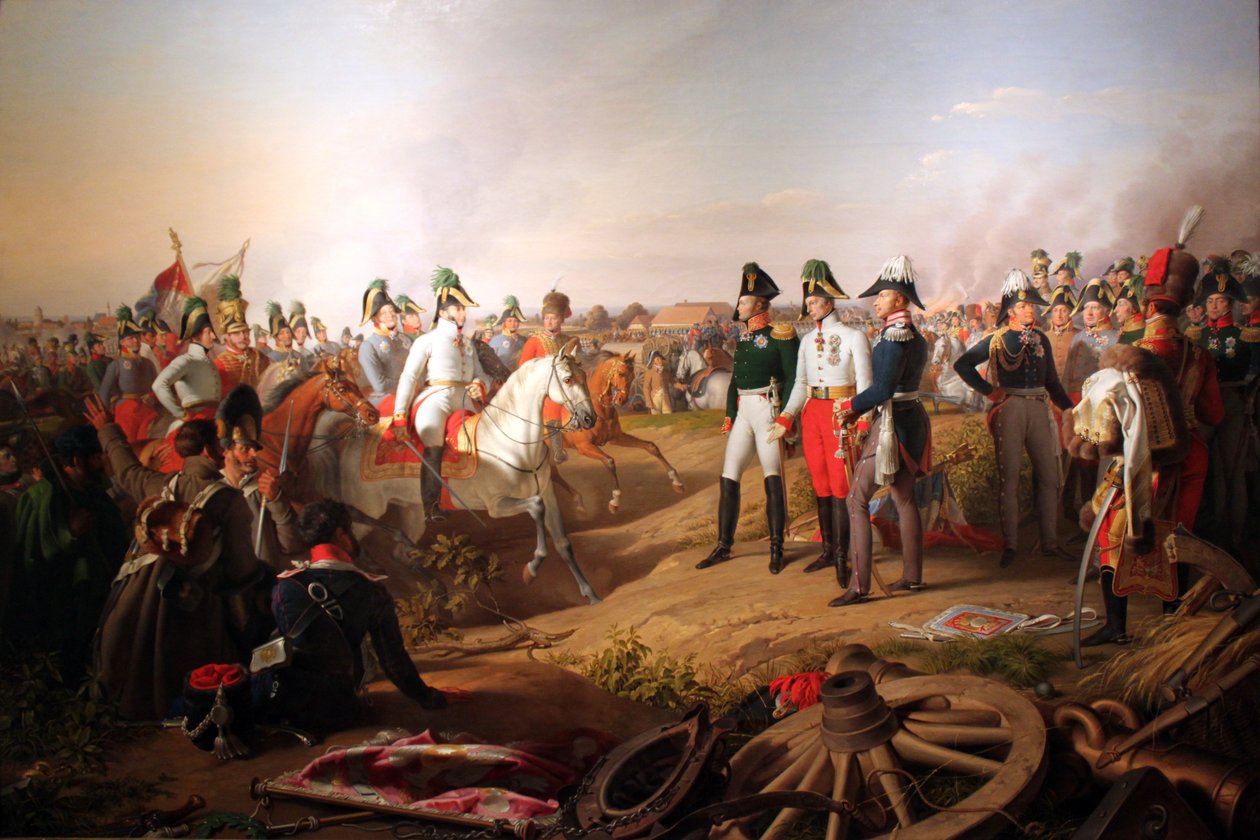 Vítězné prohlášení po bitvě u Lipska, 1813 od Johann Peter Krafft