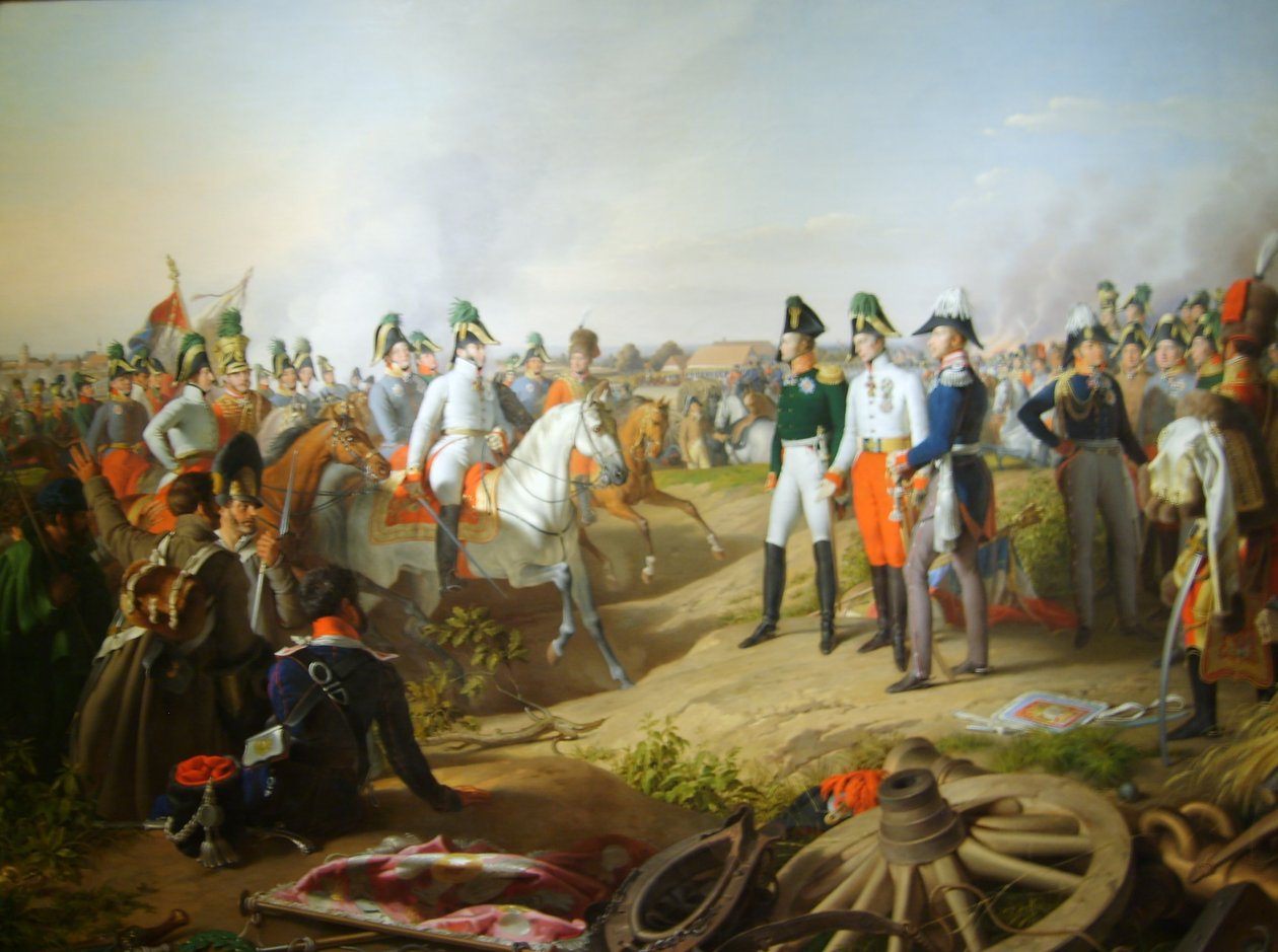 Vítězné prohlášení po bitvě u Lipska, 1813 od Johann Peter Krafft