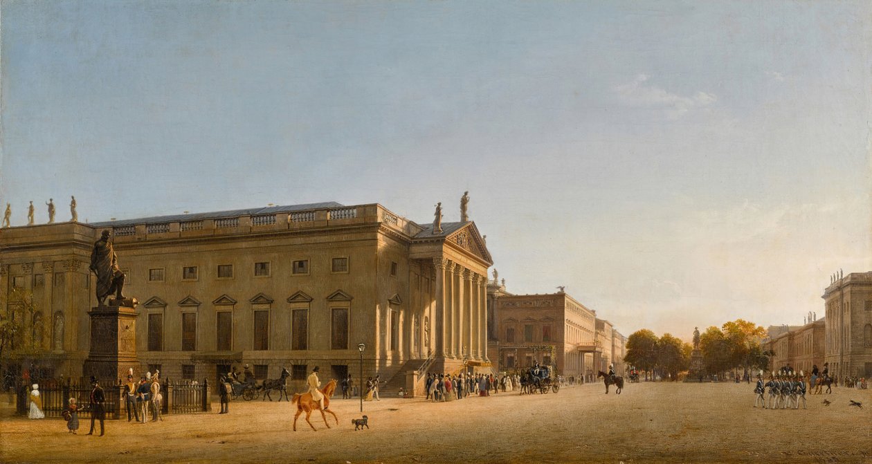 Královská opera, Unter Den Linden, 1845. od Johann Philipp Eduard Gaertner