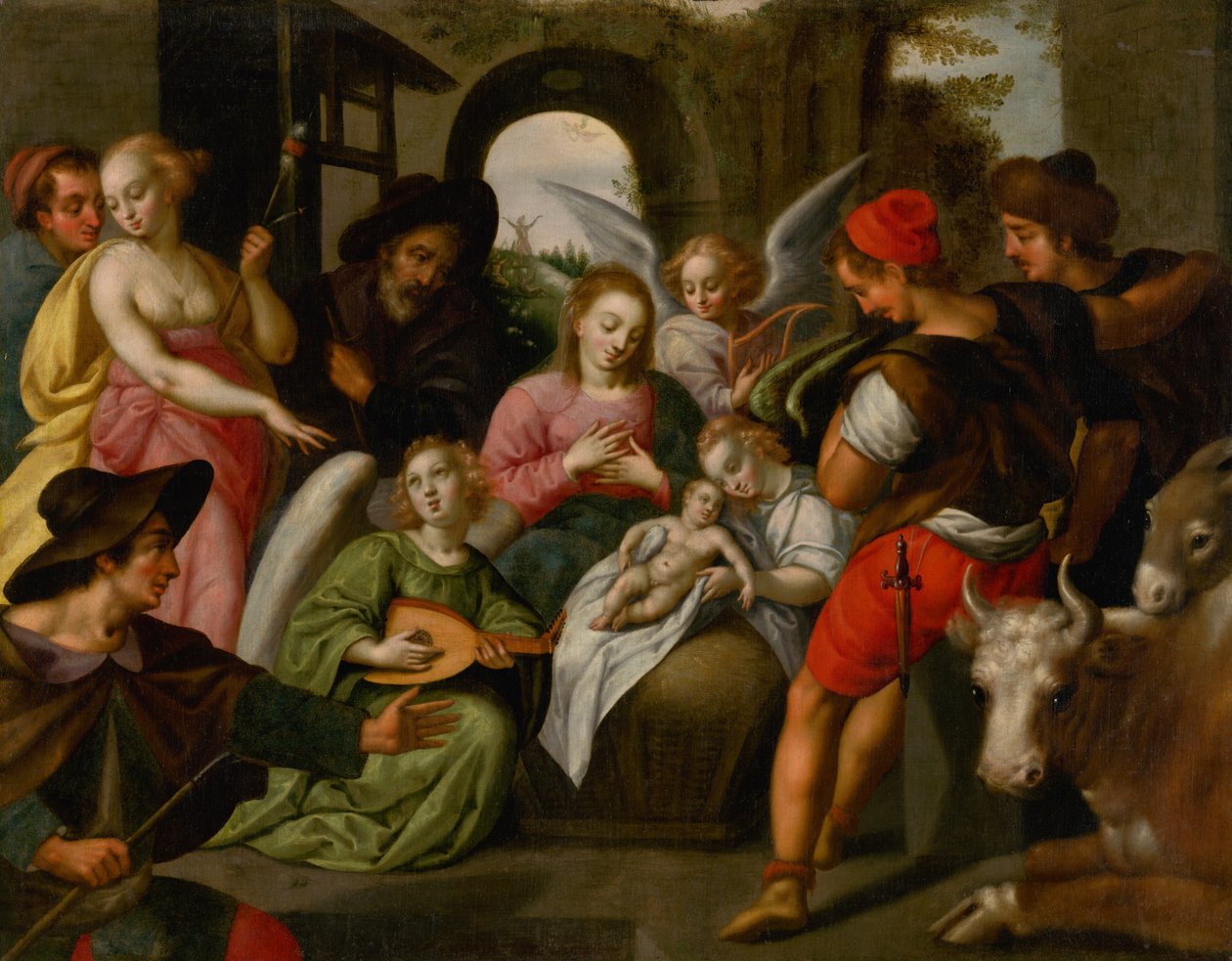 Klanění pastýřů, ca. 1600. od Johann Rottenhammer
