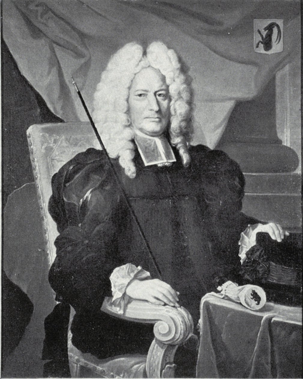 Portrét Christopha Steigera I. od Johann Rudolf Huber