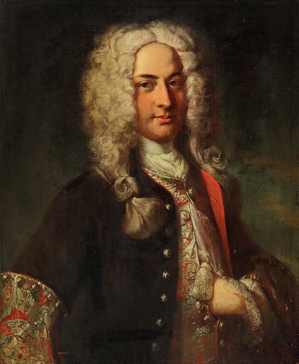 Portrét Niklause Sigmunda Steigera od Johann Rudolf Huber