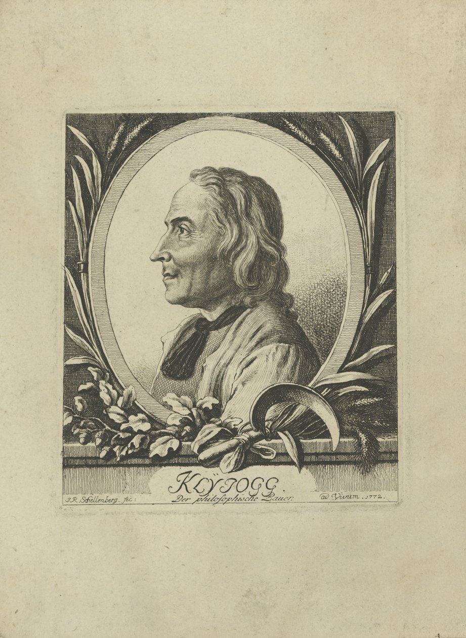 Portrét Jakoba Kleinjogga Gujera 1718-1785, 1772. od Johann Rudolf Schellenberg
