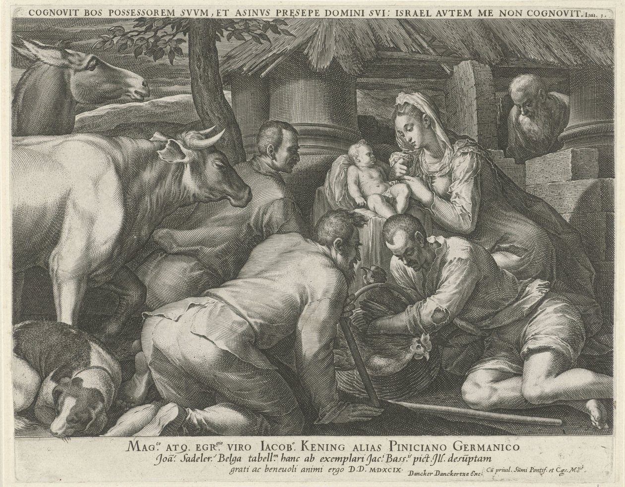 Klanění pastýřů od Johann Sadeler (I)