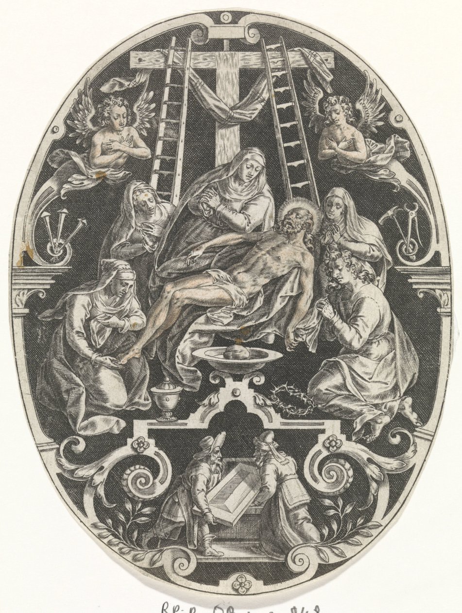 Bewening van Christus Passie van Christus (název série) Umučení Krista, naše vykoupení (název série) od Johann Sadeler (I)