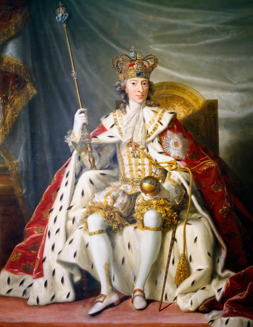 Portrét Christiana VI z Dánska (Kodaň od Johann Salomon Wahl